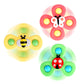 3Pcs Suction Cup Spinner Toys For 1 2 Year Old Boys|Spinning Top Baby Toys 12-18 Months|First Birthday Baby Gifts For 1 Year Old