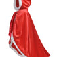 Little Red Riding Christmas Fur Princess Cape Hood Cloaks Costume For Girls 3-4 Years(110Cm)