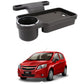 Oshotto (FT04) Foldable Car Auto Headrest Rear Back Seat Table Drink Food Cup Tray Holder Compatible with Chevrolet Sail  Blac