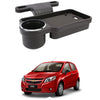 Oshotto (FT04) Foldable Car Auto Headrest Rear Back Seat Table Drink Food Cup Tray Holder Compatible with Chevrolet Sail  Blac