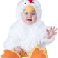 Incharacter Baby'S Cluckin' Cutie Chicken Costume, White, Large