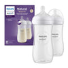 Philips Avent Natural Response Plastic Baby Bottle  330Ml Pack Of 2 |Baby Milk Bottle |Bpa Free For Babies With 3M+ Teat (Scy90