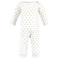 Hudson Baby Unisex Baby Cotton Coveralls, Girl-Daddy, 3-6 Months
