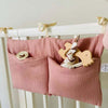 Enakshi Multipurpose Baby Nursery Organizer Hanging for Diapers Wipes 2 Pockets Pink|Baby | Strollers & Accessories | Stroller A