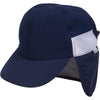 Swimzip Sun Hat With Neck Flap | Upf 50+ Protection For Baby, Toddler, And Kids Navy