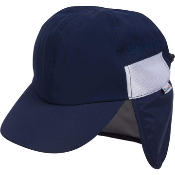Swimzip Sun Hat With Neck Flap | Upf 50+ Protection For Baby, Toddler, And Kids Navy