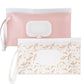 eoscasely Wipe Dispenser and Wipes Container, 2 Pack Reusable Wipes Holder and Travel Wipes Case, Refillable Pouch for Baby Esse