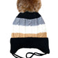 Gajraj Baby BoyS And Baby GirlS Woollen Knitted Earflap Cap (1 Year  3 Years) (Black)