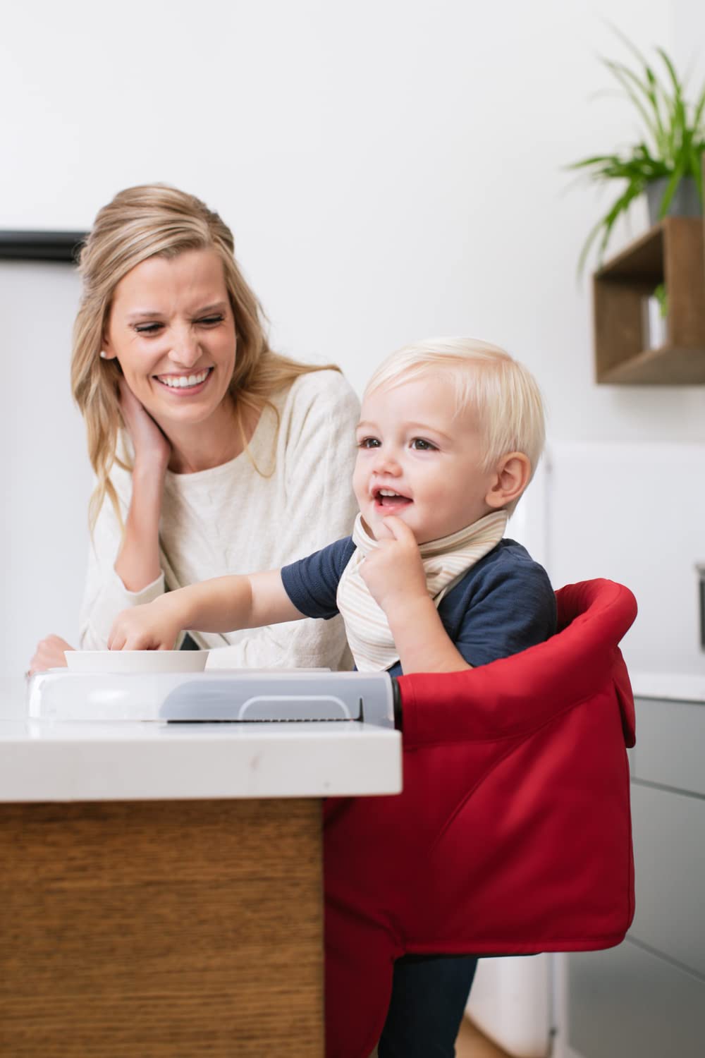 Inglesina Fast Table Chair - Red + Fast Dining Tray - Portable High Chair for Baby & Toddlers, Infant 6-36 Months - Fits Tables