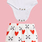 Vaiziq Baby Boys' Valentine'S Day Outfit (0-3Months) - Cotton Coordinated Set With Heart Pattern