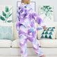 Cos Time Uniquecos Kids Unicorn Onesie Animal One Piece Pajamas Halloween Costumes (Purple Horse, 4T)