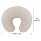 Nursing Pillow Covers, Muslin Nursing Cover For Breastfeeding Pillows, Comfortable For Baby Girls And Boys (Brick)