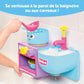 Toomies E73264 Bubble & Bake Bathtime, Bath Toddlers, Kitchen Themed Bubble Making Toy, 2 in 1 Set, Kids Water Play Suitable for