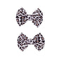 Baby Girls Leopard Bow hairpin girls leopard bow Hair Accessories for women.(FJ65-1)