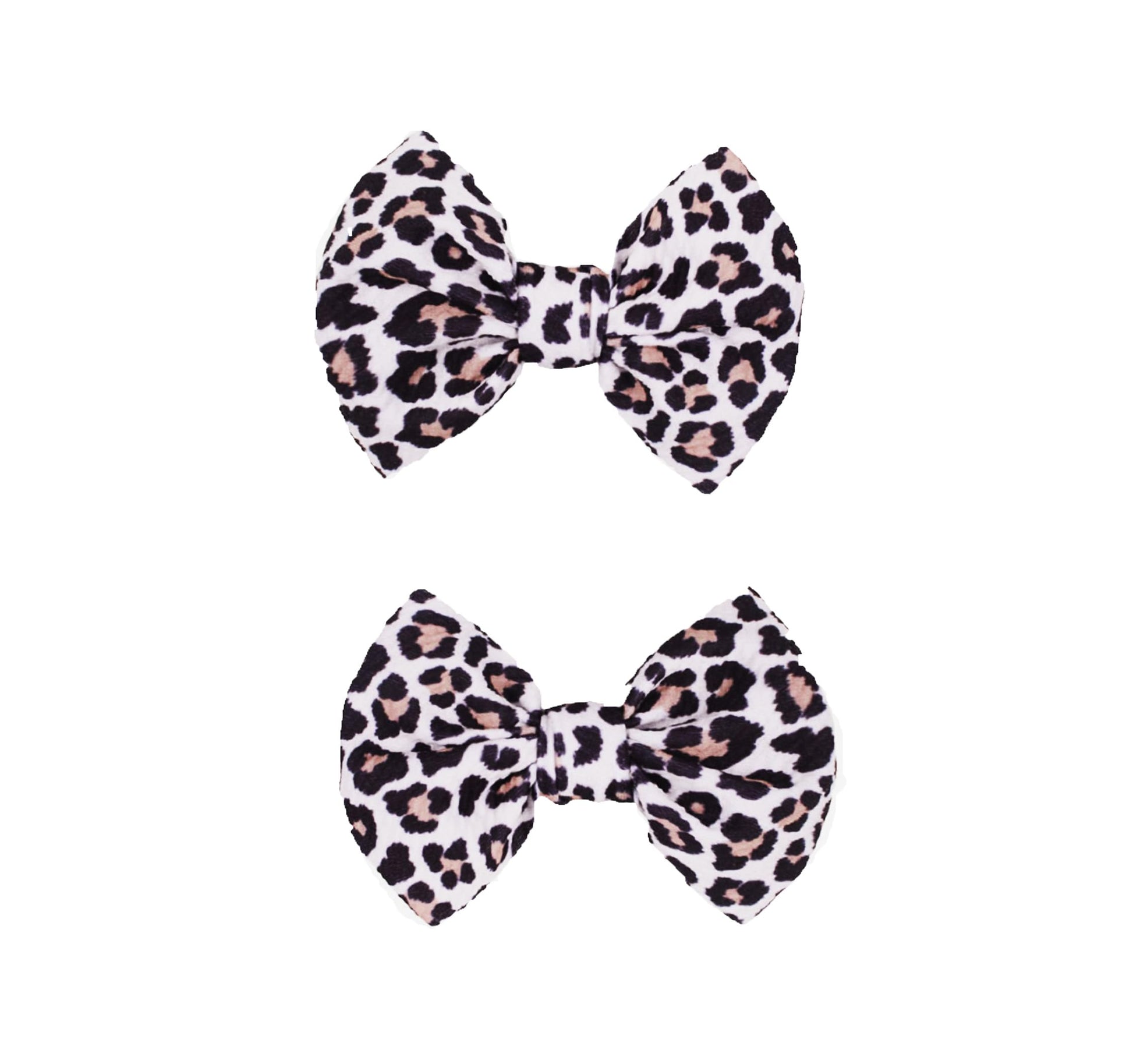 Baby Girls Leopard Bow hairpin girls leopard bow Hair Accessories for women.(FJ65-1)