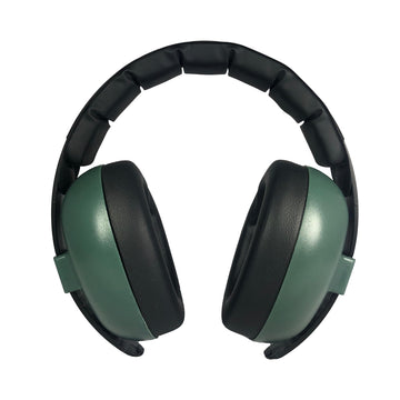 BANZ Earmuffs Infant Hearing Protection - Ages 0-2 Years (Dark Green)