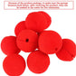 Tihood 35Pcs 2'X2' Red Circus Clown Nose Bulk For Party Halloween Costume Supplies Christamas