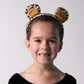 Making Believe Kids Plush Leopard Headband Ears & Tail Jungle Safari Dressup Costume Set