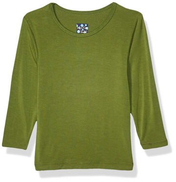 Kickee Pants Long Sleeved Tee, Moss, 18 24 Months