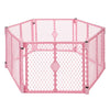 Toddleroo by North States - Superyard Baby Play Yard: Freestanding 6 Panel Baby Playpen - Indoor or Outdoor Use - Made in USA - 