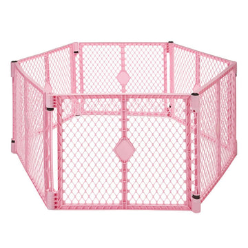 Toddleroo by North States - Superyard Baby Play Yard: Freestanding 6 Panel Baby Playpen - Indoor or Outdoor Use - Made in USA - 