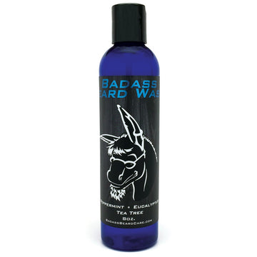 Badass Beard Care Beard Wash For Men - Makes Your Beard Smell Fresh And Clean, Keeps Beard Hair Light, And Skin Hydrated And Ref