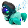 Tipmant Baby Toddler Electric Crab Cute Electronic Animal Vehicle Car Toy Crawl, Play Music, Luminous Light Kids Birthday (Green