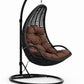 Soft Hanging Swing Chair Cushion | Thick Tufted Basket Chair Seat Pad with Back Support | Plush Polyester Fabric Cushion for Ind