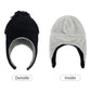 Century Star Baby Fleece Hat Warm Earflap Toddler Boys Winter Hat And Mitten Set 01 Black 3-12 Months