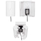 Safety Innovations Twin Door Baby Safety Outlet Cover Box For Babyproofing Outlets - More Interior Space For Extra Large Electri
