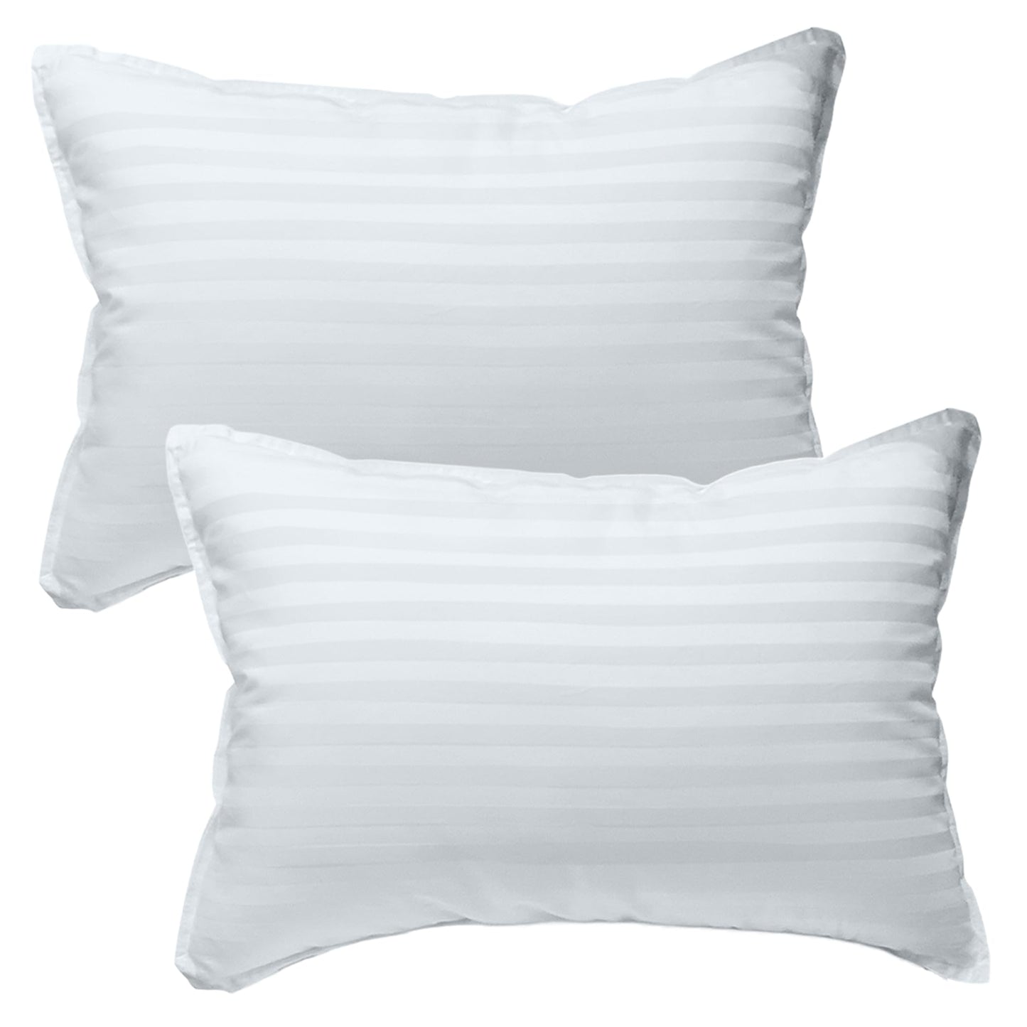 Kinder Fluff Toddler Pillow (2Pk) - The Only Pillow For Kid 300T Soft Cotton & Down Alternative, Hypoallergenic & Machine Washab