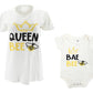 Unique Baby Queen Bee Mothers Day Mommy And Me Matching Shirt (3Xl, Off White)