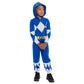 Power Rangers Blue Ranger Little Boys Zip Up Coverall 7-8