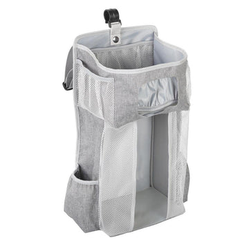 Urijx Baby Crib Bed Hanging Bag Rack Bedside Diaper Organizer Bag Pp Support Plate Gray Baby | Nursery Bedding | Nursery Bedding