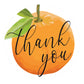 Little Cutie Baby Shower Thank You Stickers - 40 Labels