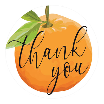 Little Cutie Baby Shower Thank You Stickers - 40 Labels
