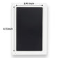 Large Clean Touch Ink Pad for Baby Handprints and Footprints - Inkless Infant Hand & Foot Stamp - Safe for Babies, Doesnt Touch