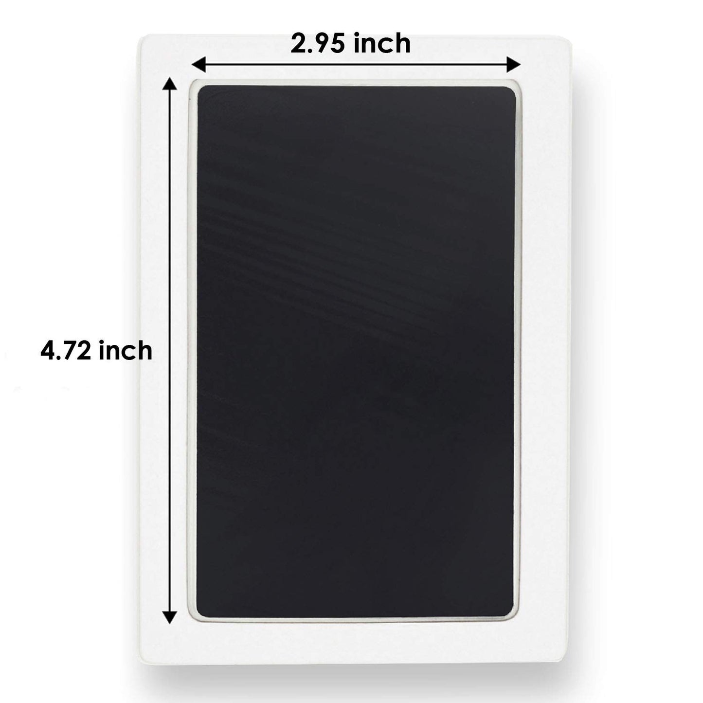 Large Clean Touch Ink Pad for Baby Handprints and Footprints - Inkless Infant Hand & Foot Stamp - Safe for Babies, Doesnt Touch