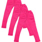 IndiWeaves Girls Cottton Light Pink Leggings Pack of 3 (78 Years)
