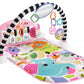 Fisher-Price Glow & Grow Kick And Play Gym - Pink Baby Playmat With 4 Ways To Play, Smart Stages Learning, 10 Linkable Toys, And