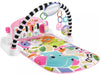 Fisher-Price Glow & Grow Kick And Play Gym - Pink Baby Playmat With 4 Ways To Play, Smart Stages Learning, 10 Linkable Toys, And