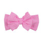 RuffleButts Girls Swim Bow Headband - Neon Pink Seersucker, One Size