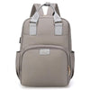 House Of Quirk Baby Diaper Bag Maternity Backpack With Usb Charging Port Easy To Travel Unisex (Grey)