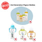 Pack Of 2, Bottle Handles Grips Compatible For Pigeon 3Rd Generation Silicone Coating Nursing Bottle, Ppsu/Pp/Glass Nursing Wide