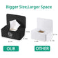 Moorfowl Baby Wipes Dispenser For Bathroom,Please Do Not Flush Wipes Container Holder For Septic System Or Septic Tank, Upgarde