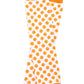 Judanzy Christmas And Halloween Baby And Toddler Leg Warmers For Girls And Boys (Newborn, White With Orange Dots)