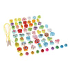 SECRET DESIRE Wooden Lacing Bead Toy Early Educational Motor Skills for Children Toddler 65 Beads|Developmental Baby Toys