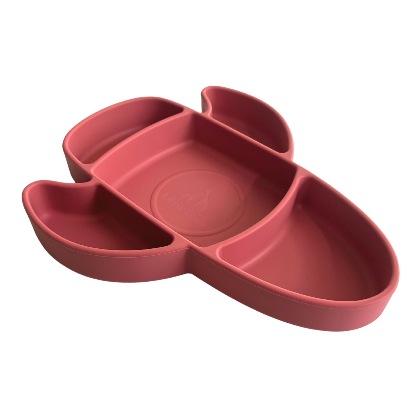 Little Sadi Airplane-Shaped Silicone Plate (Plum)