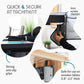 Elegant Faux Leather Hook On High Chair For Baby, High Chair That Attaches To Table - Clip On High Chair To Table, Table High Ch