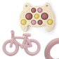 Baby Teething Chew High Chair Toys - Baby Teething Toys Silicone Teethers, Baby Table Toys, Food Grade Silicon for 6 12 18 Month